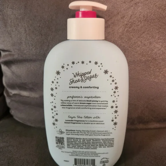 EOS Whipped Shea & Sugar Lotion in Light Blue and Pink